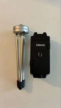 Ulanzi ミニ三脚 スマホホルダー付き 卓上三脚 コンパクト 軽量のサムネイル