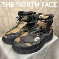 THE NORTH FACE スノーブーツ 迷彩柄 ヌプシ　ノースフェイス　R