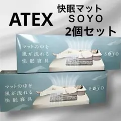 新品未使用　アテックス 快眠マット SOYO 2個セット　涼感寝具 除湿
