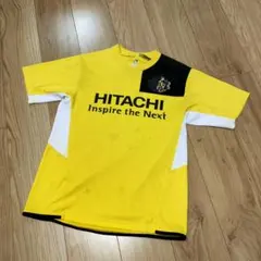 【状態考慮】柏レイソル　シーズンユニフォーム　イエロー　アフラックのサムネイル