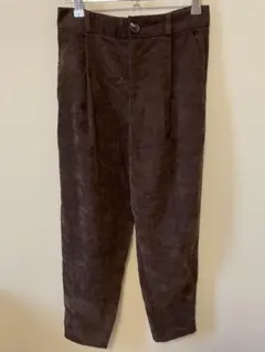 GU ブラウン コーデュロイパンツ
