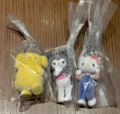 サンリオキャラクターズ ミニチュアチャーム ポムポムプリン クロミ キティ
