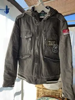 ミリタリージャケット MA-1 サイズL★良品★ブルゾン