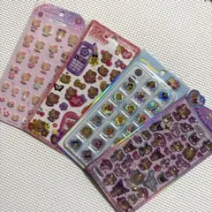 正規品　サンリオ　日焼けキティ　シール４シートセット