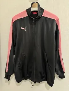 PUMA ジャージ ブラック/ピンク S-M
