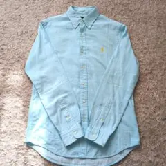 Ralph Lauren 水色 ボタンダウンシャツ