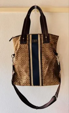 ★COACH トートバッグ 2WAY ショルダー付き★【値下げ対応可】