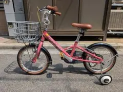 LOUIS GARNEAU ルイガノ K16 幼児用自転車 ピンク 補助輪付きのサムネイル