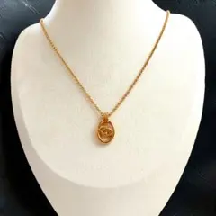 Christian Dior クリスチャンディオール CDロゴ ネックレス
