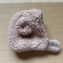 ベビー 帽子 くま耳 防寒 もこもこ フリース 耳付き 0〜2歳