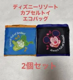 東京ディズニーリゾート ガチャガチャ限定エコバッグ2個セット