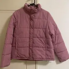 GU ジーユー 中綿ブルゾン ジャンパー ピンク Lサイズ レディースアウター
