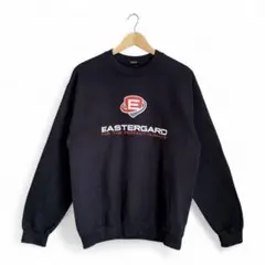 海外輸入 スウェット トレーナー裏起毛メンズ 黒 M〜L相当 古着 ユニセックス