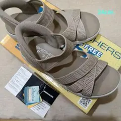 SKECHERS Slip-ins サンダル ベージュのサムネイル