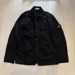 早い者勝ち！Stone Island L ブラックガーメントダイジャケットのサムネイル