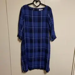 グローバルワーク　　ワンピースチュニック　チェック
