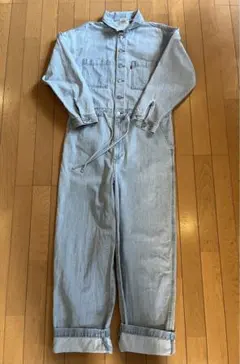 Levi's デニムオールインワン　レディースXS ライトブルー
