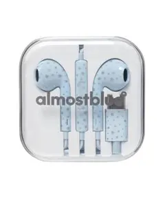 almost blue イヤホン 有線 水色 ドッド typeC 韓国のサムネイル