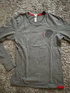 DIESEL グレー Tシャツ
