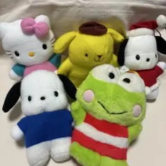 ハローキティモコモコぬいぐるみ4体セット⭐︎レア ハローキティモコモコぬいぐるみ4体セット⭐︎レア - メルカリ
