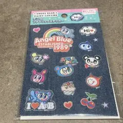 エンジェルブルー　デニムラフスティッカー