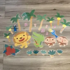 保育教材 ラミネート加工 動物・植物セット