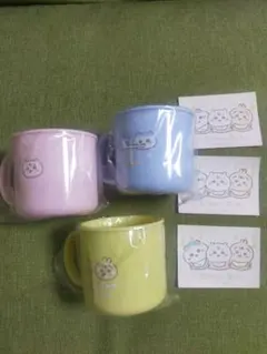 ちいかわbaby ノベルティ プラコップ　3種類+ ステッカー3枚