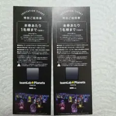 チームラボ プラネッツ TOKYO 豊洲 特別ご招待券 ペアチケット - メルカリ