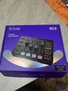 FIFINE ゲーミングミキサー、オーディオインターフェイス SC3