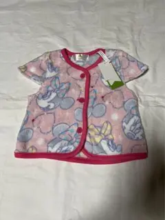▫️新品未使用タグ付き ミニーちゃんファーベスト/お風呂上がり/パジャマ上に☆▫️