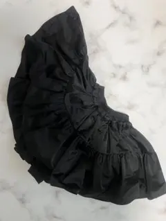 wonny ribbon black prada skirt Mサイズ