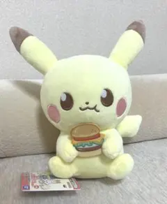 ポケピース ぬいぐるみ おいしいじかん ピカチュウ 約16cmのサムネイル