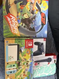 Nintendo Switch あつまれどうぶつの森 プロコン、リングフィット他のサムネイル