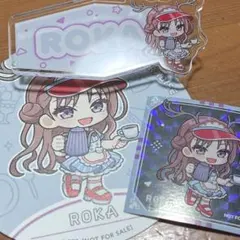 超かぐや姫！ スイーツパラダイス アクリルスタンド ネームバッジ 芦花