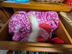 モモ様専用 ピンク 雪の結晶模様 浴衣と帽子セット