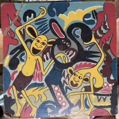 現代アートティンガティンガ人気画家MANGURA原画アフリカ絵画3号真作保証 現代アートティンガティンガ人気画家MANGURA原画アフリカ絵画3号真作