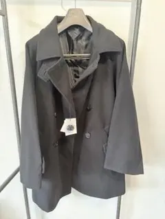 ベルト付きマルチWayフェイクウールコート（fo1762）