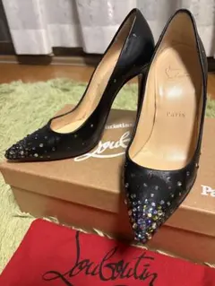 Christian Louboutin ラインストーンパンプスのサムネイル