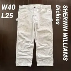 Dickies Sherwin Williams ペインターパンツ W40 白