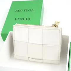 ✨未使用展示品・箱付き✨　BOTTEGA ミニ財布　マキシイントレ　カセット