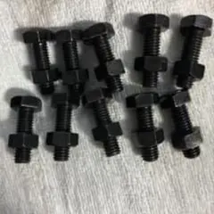 黒いボルト 11個セット