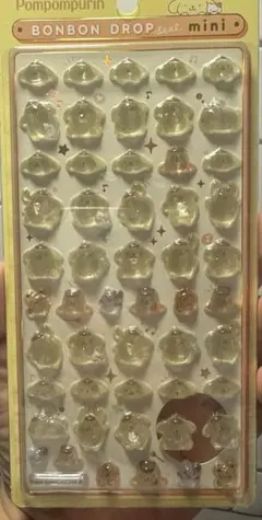 【正規品】ポムポムプリンボンボンドロップシールミニ