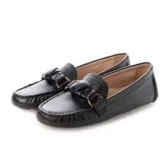 (連休セール!)COLE HAAN エミー ノット ドライバー ブラック レザー