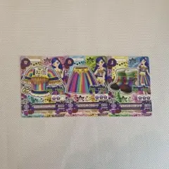 アイカツカード セルフストライプコーデ 3枚セット