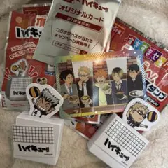 ハイキュー すき家 スタンプ オリジナル カード コラボ 全員 集合 月島 木兎