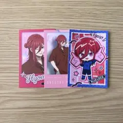 ブルーロック　ラウンドワン　ミニフォトカード　ステッカー　千切