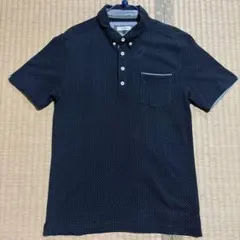 【値下げ可】a.v.v HOMME ポロシャツ ドット柄 ボタンダウン Lサイズのサムネイル