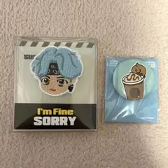 BTS tiny tan suga ワッペン