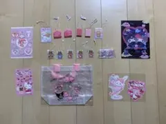 【未使用品】サンリオ スマイルポイント引換クリアバッグ＆その他付録 計17点