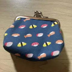 寿司柄 がま口 財布 小銭入れ 日本製のサムネイル
